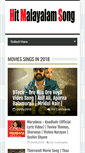 Mobile Screenshot of hitmalayalamsong.com